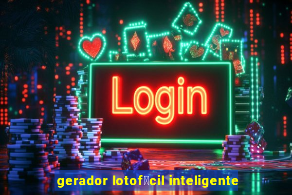 gerador lotof谩cil inteligente